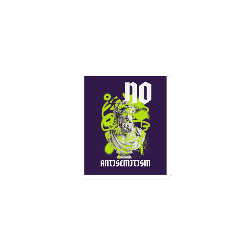 Graffiti Statue Anthem | No Antisemitism | Die-Cut Magnet