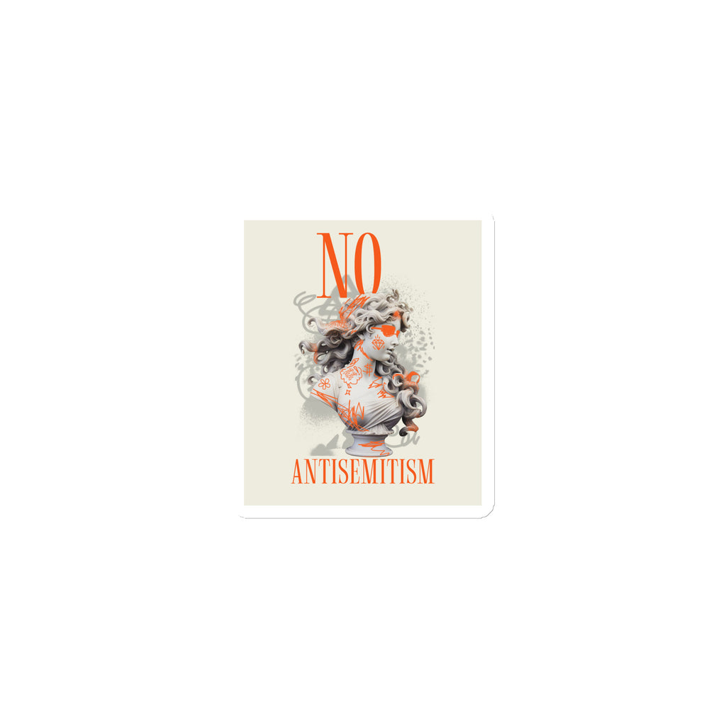 Graffiti Statue Anthem | No Antisemitism | Die-Cut Magnet