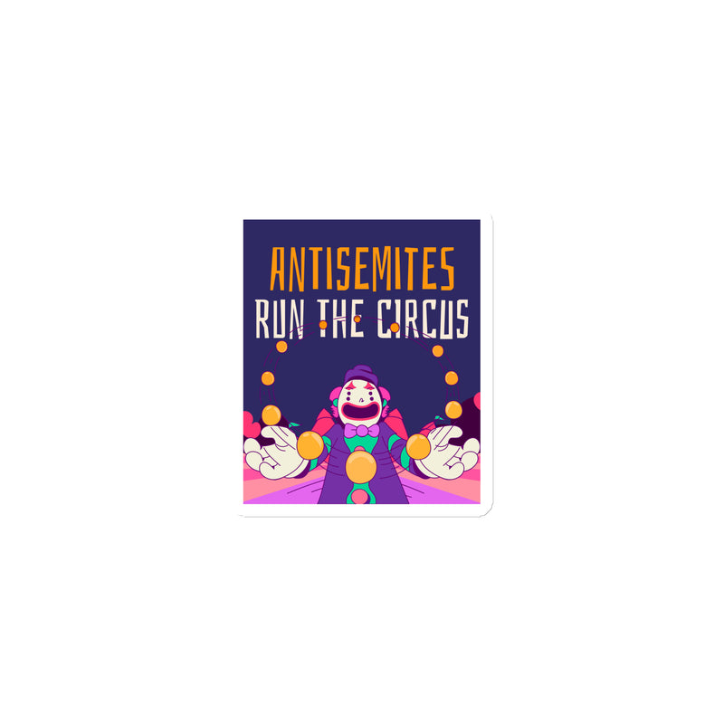 Antisemitic Clowns | Die-Cut Magnet