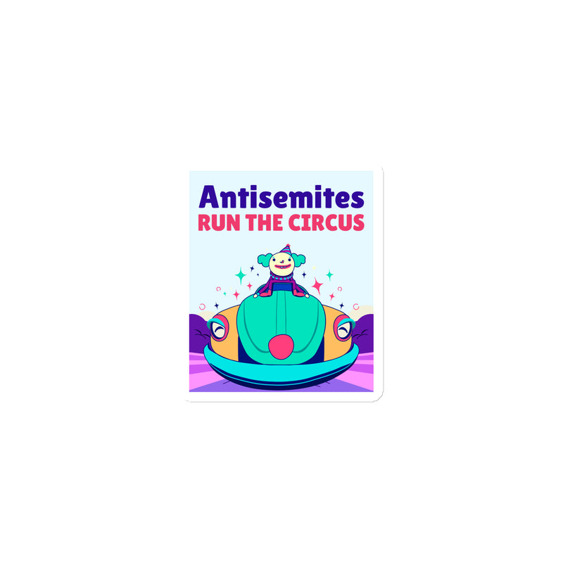 Antisemitic Clowns | Die-Cut Magnet