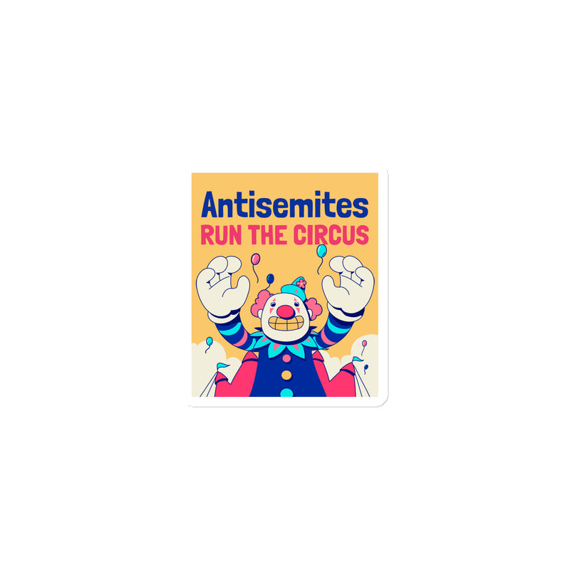 Antisemitic Clowns | Die-Cut Magnet