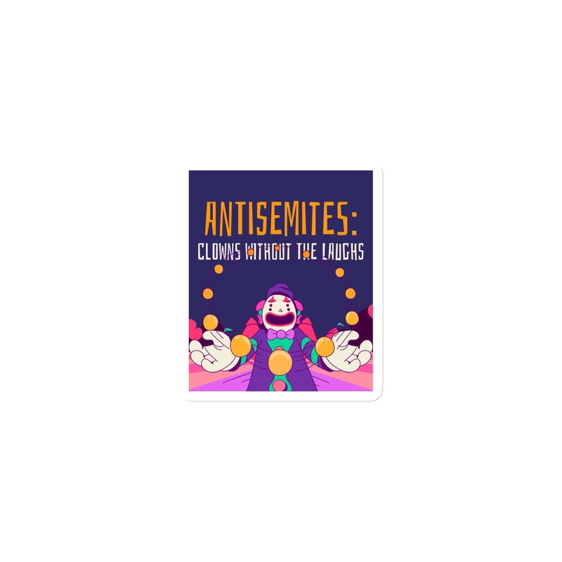 Antisemitic Clowns | Die-Cut Magnet