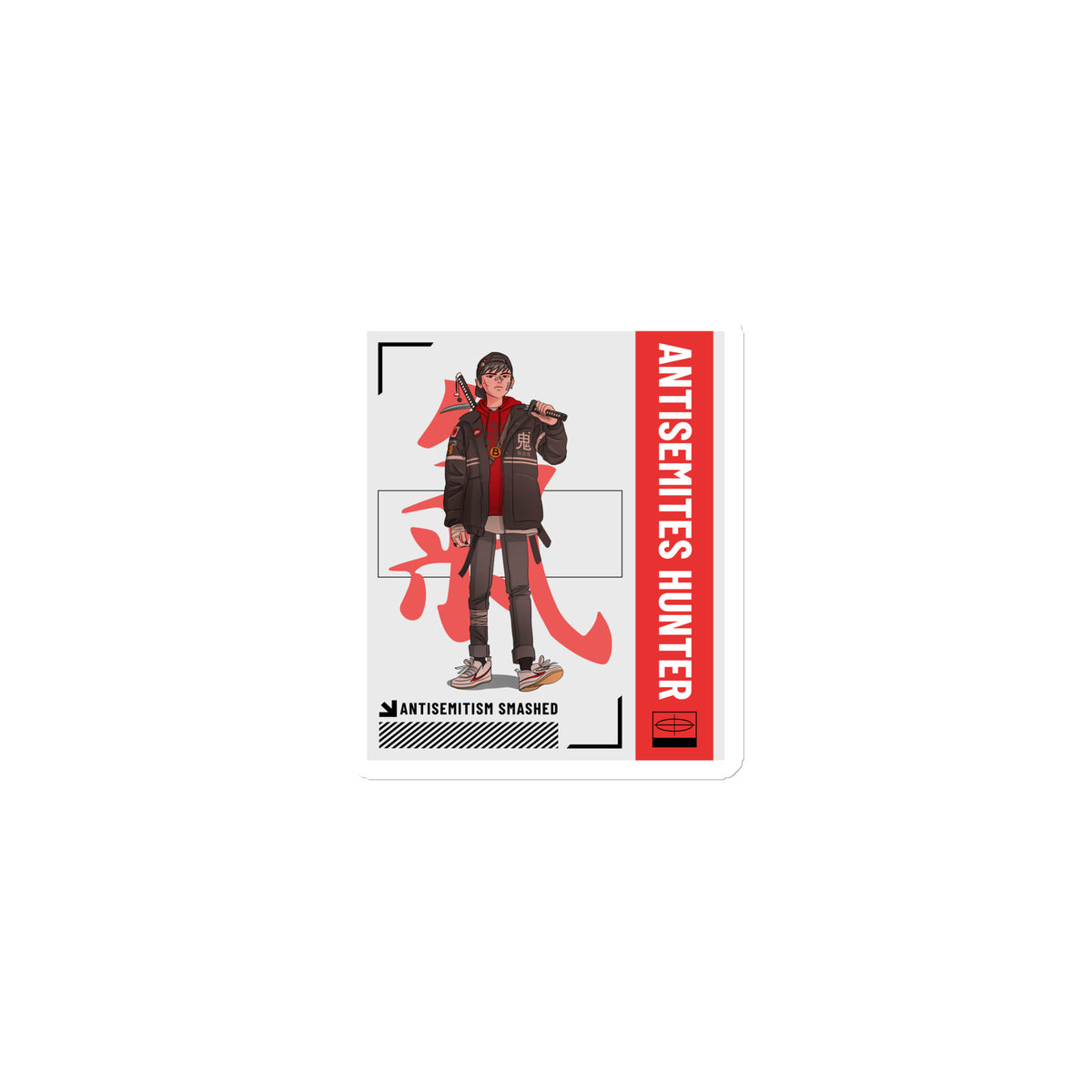 Antisemites Hunter | Die-Cut Magnet Jouparty