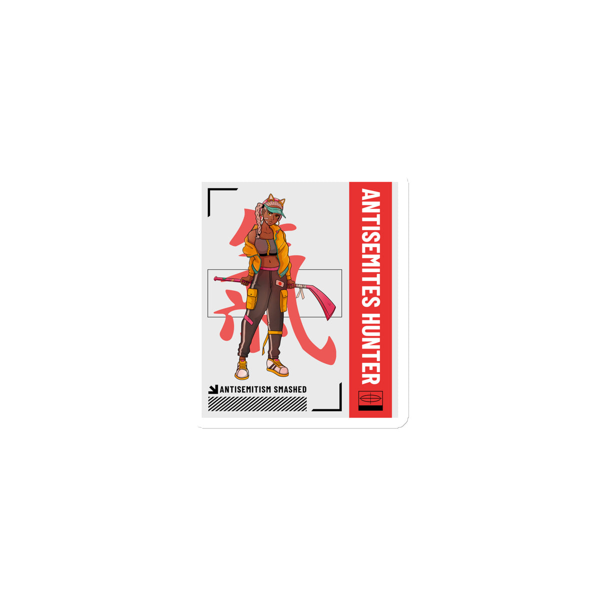 Antisemites Hunter | Die-Cut Magnet Jouparty