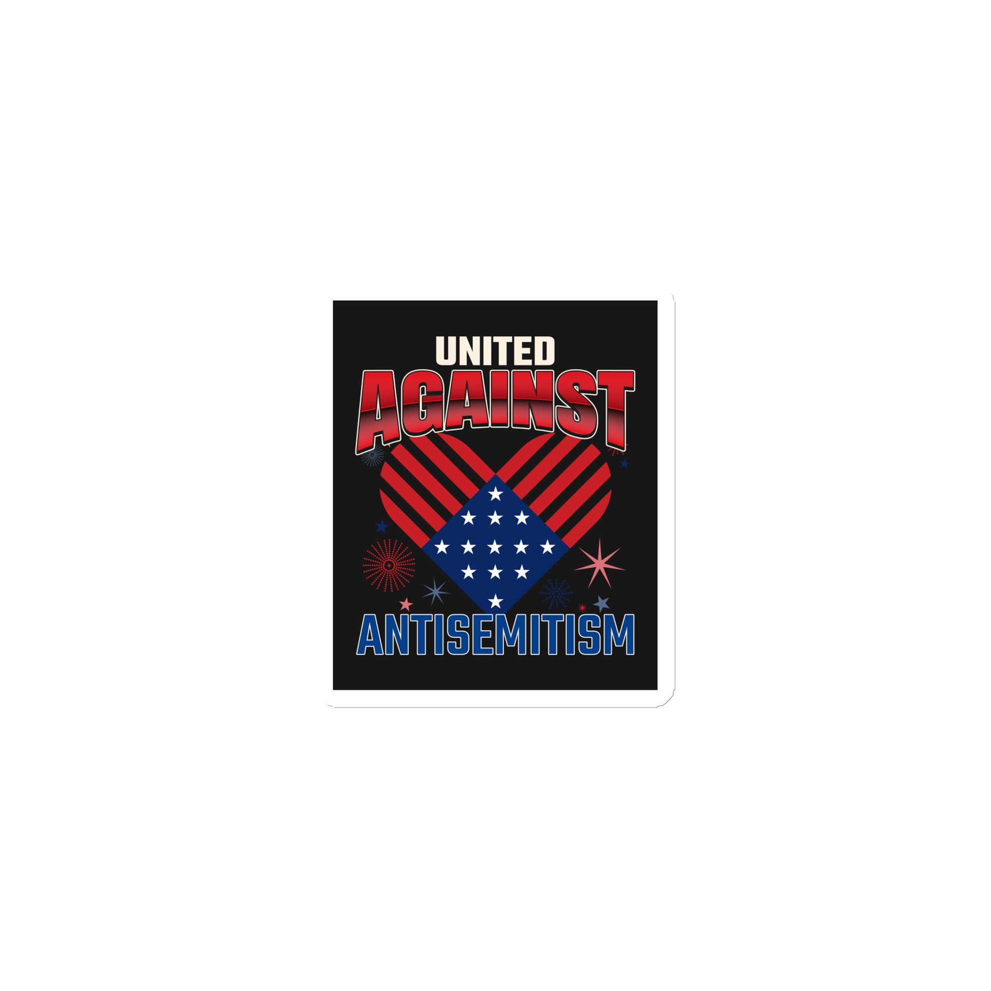 USA Edition | United Against Antisemitism | Die-Cut Magnet