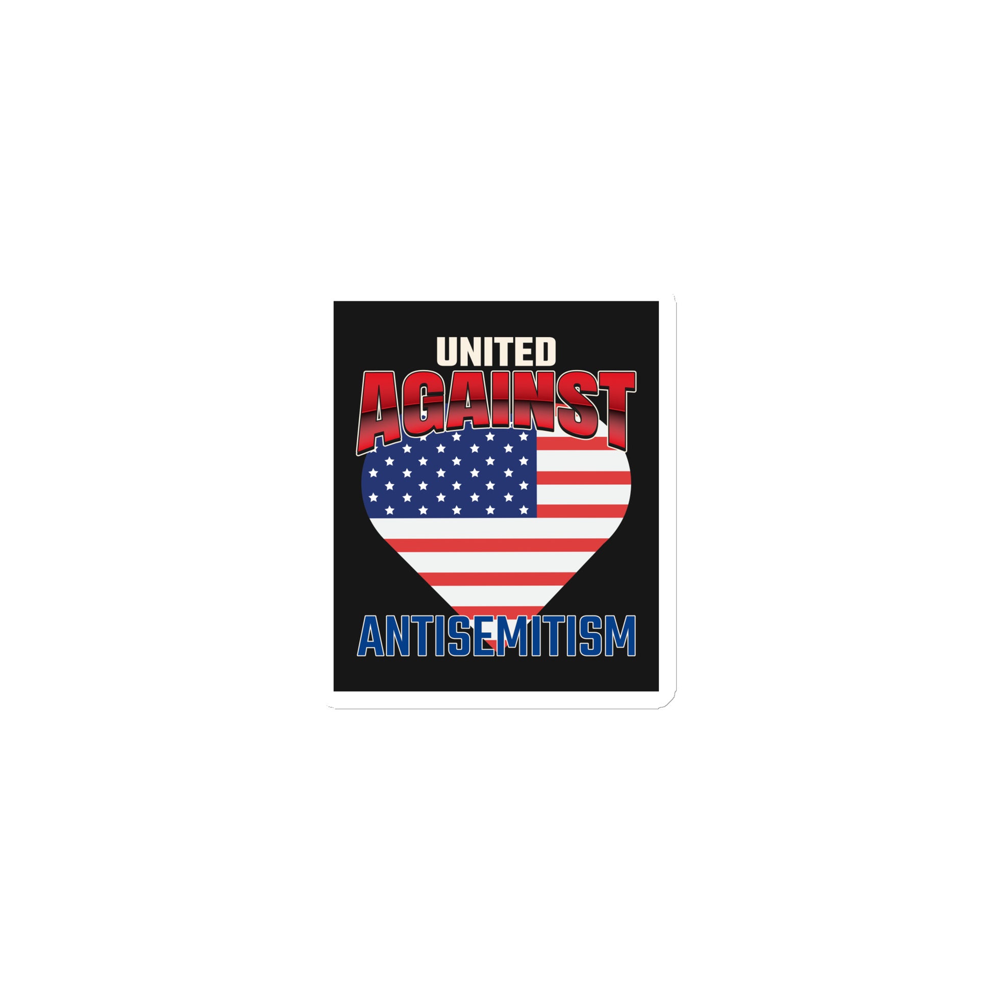 USA Edition | United Against Antisemitism | Die-Cut Magnet