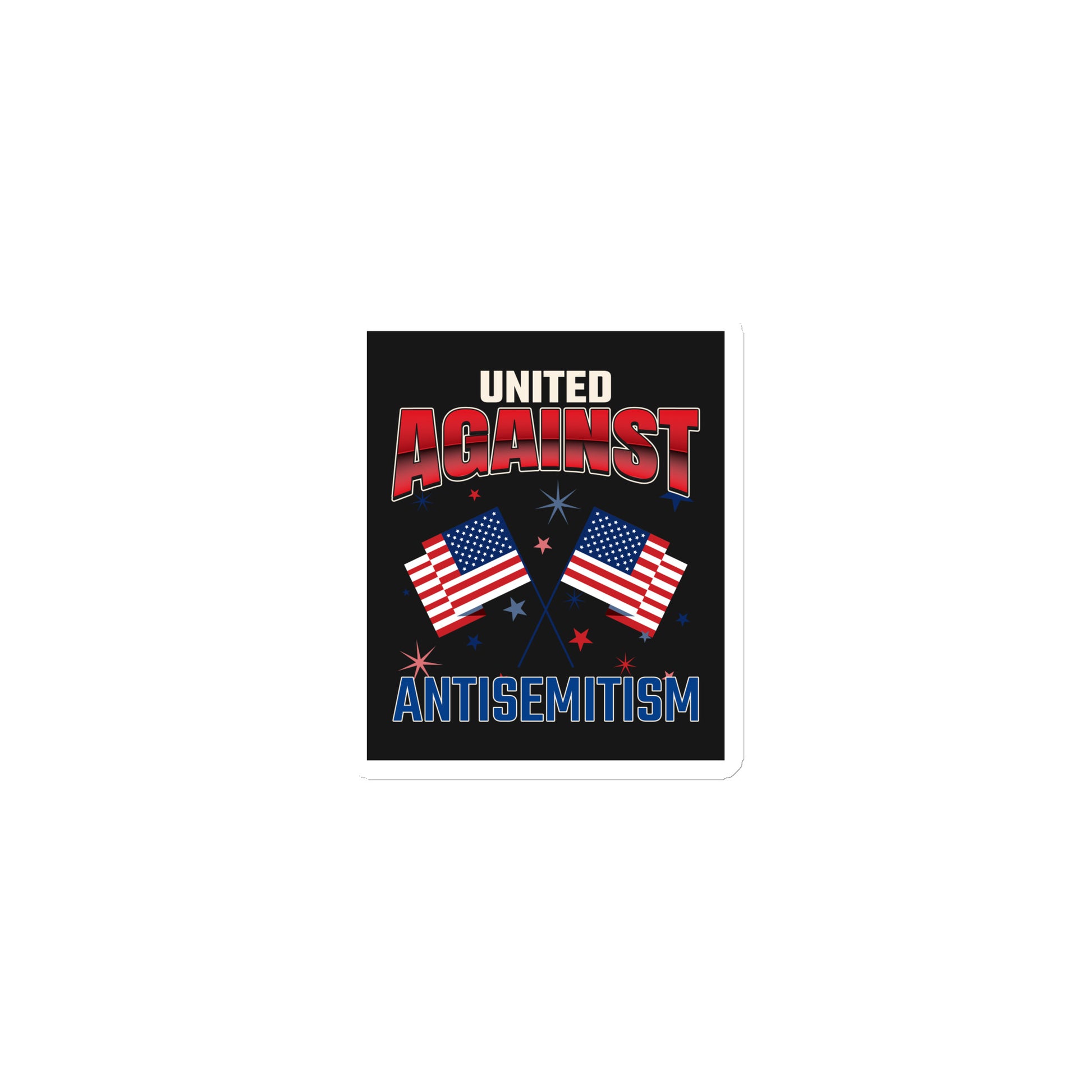 USA Edition | United Against Antisemitism | Die-Cut Magnet