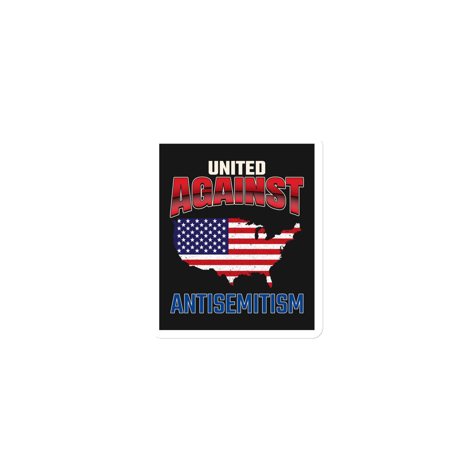 USA Edition | United Against Antisemitism | Die-Cut Magnet