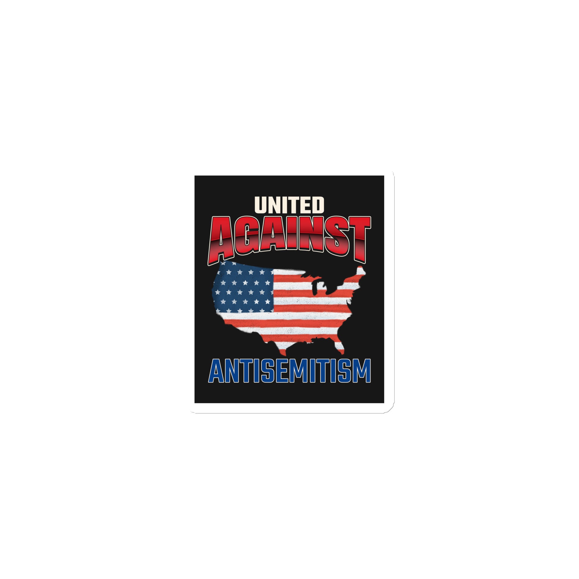 USA Edition | United Against Antisemitism | Die-Cut Magnet