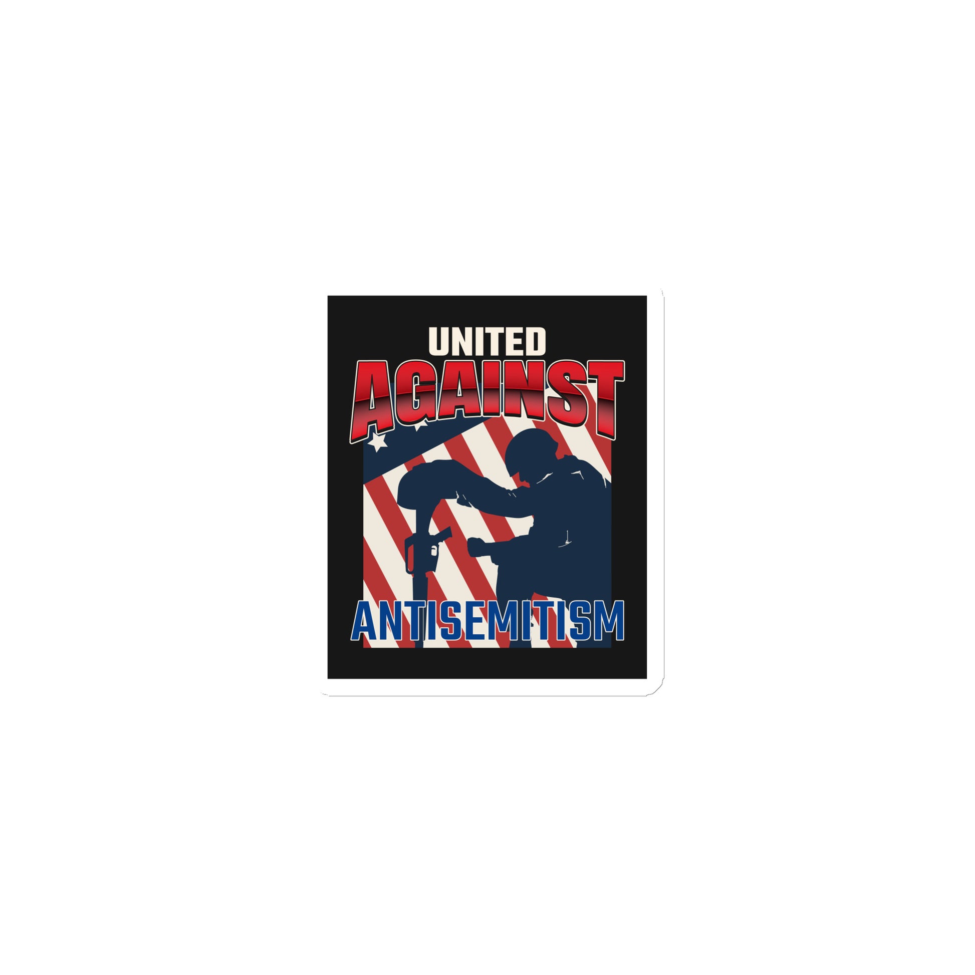 USA Edition | United Against Antisemitism | Die-Cut Magnet