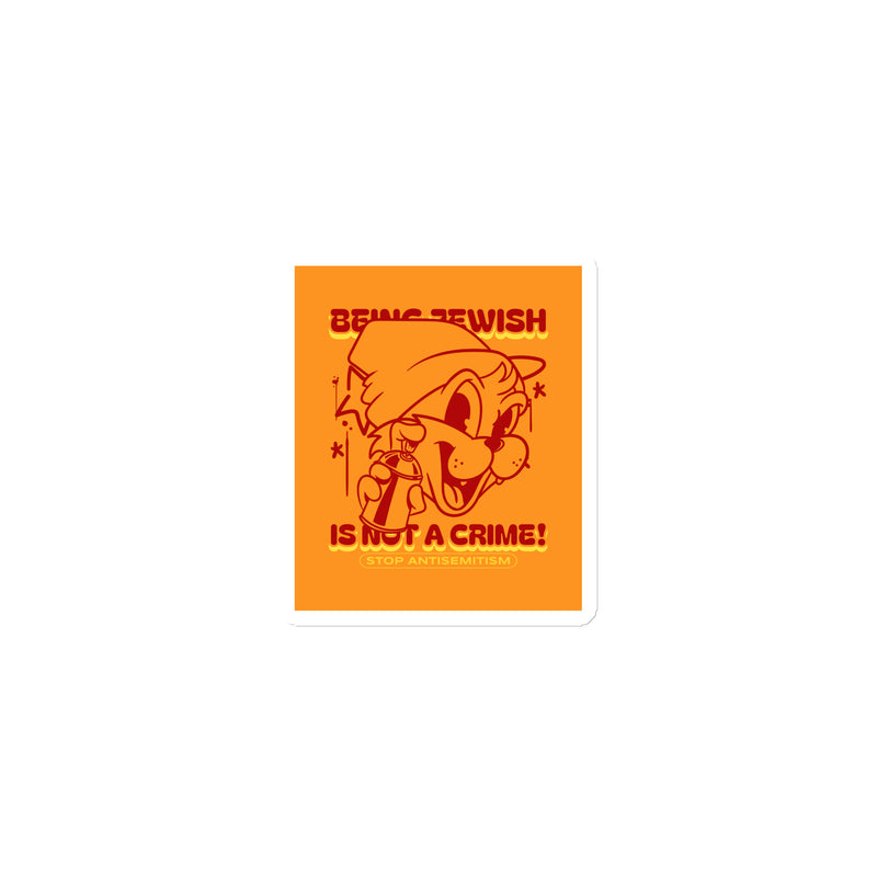 Streetart Graffiti Cartoon | Antisemitism | Die-Cut Magnet