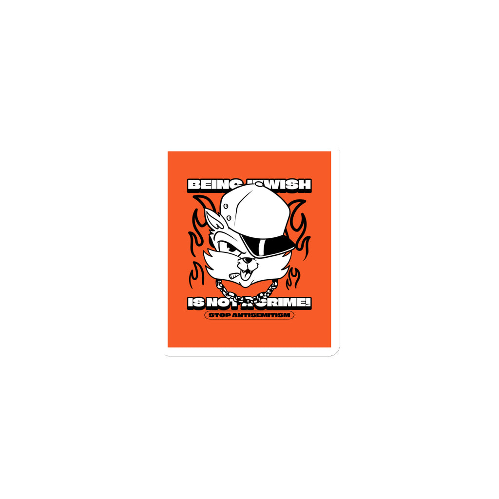 Streetart Graffiti Cartoon | Antisemitism | Die-Cut Magnet
