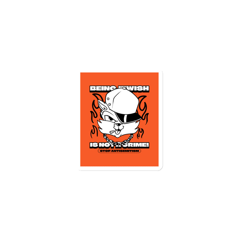 Streetart Graffiti Cartoon | Antisemitism | Die-Cut Magnet