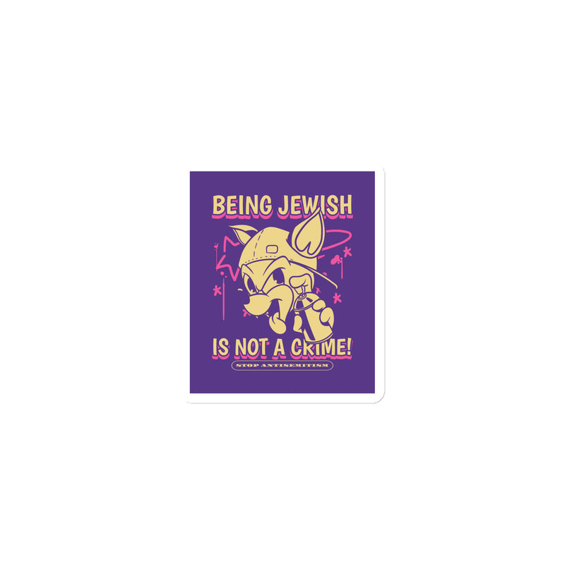 Streetart Graffiti Cartoon | Antisemitism | Die-Cut Magnet