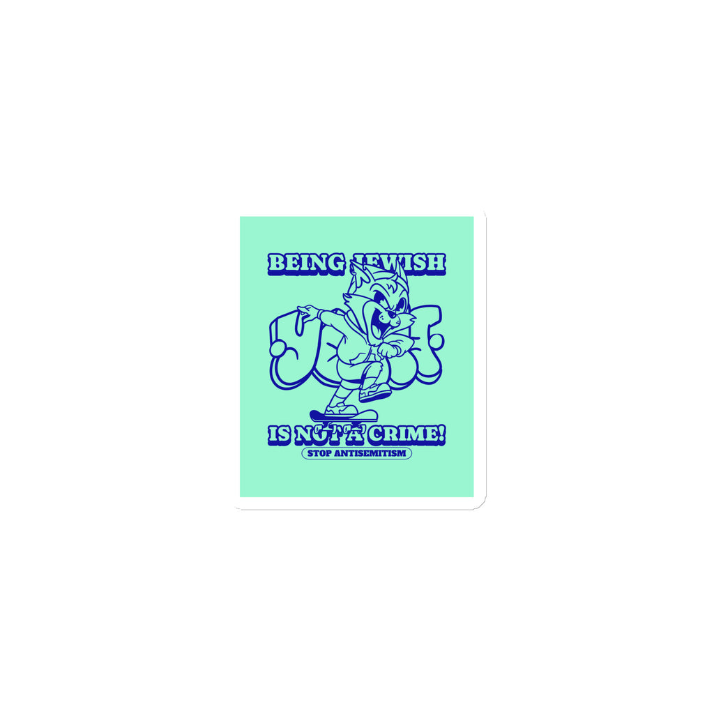 Streetart Graffiti Cartoon | Antisemitism | Die-Cut Magnet