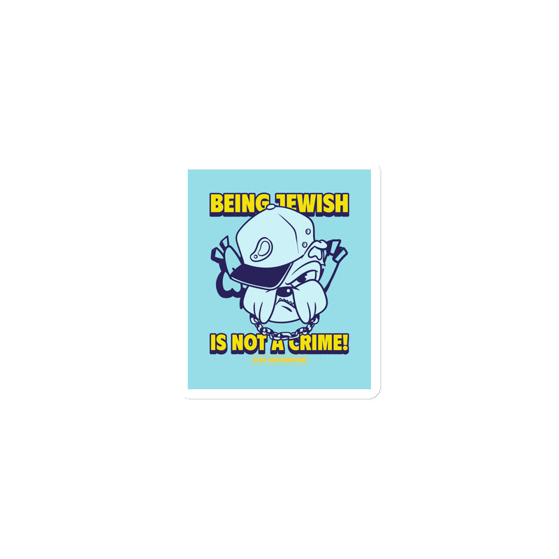 Streetart Graffiti Cartoon | Antisemitism | Die-Cut Magnet