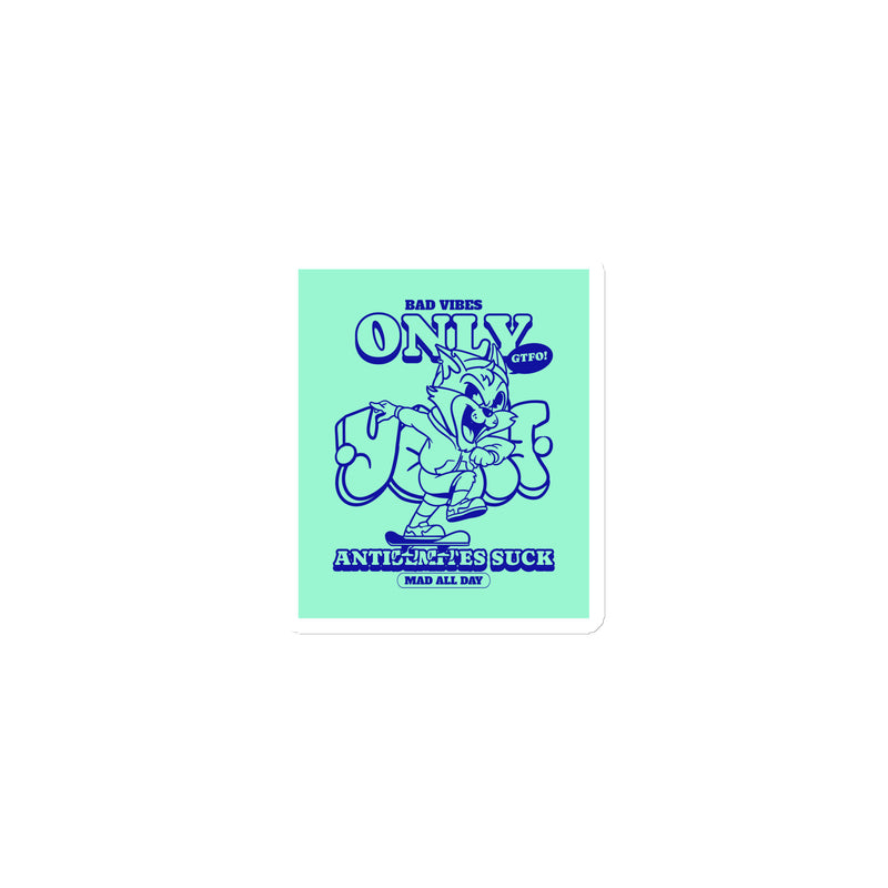 Streetart Graffiti Cartoon | Antisemitism | Die-Cut Magnet