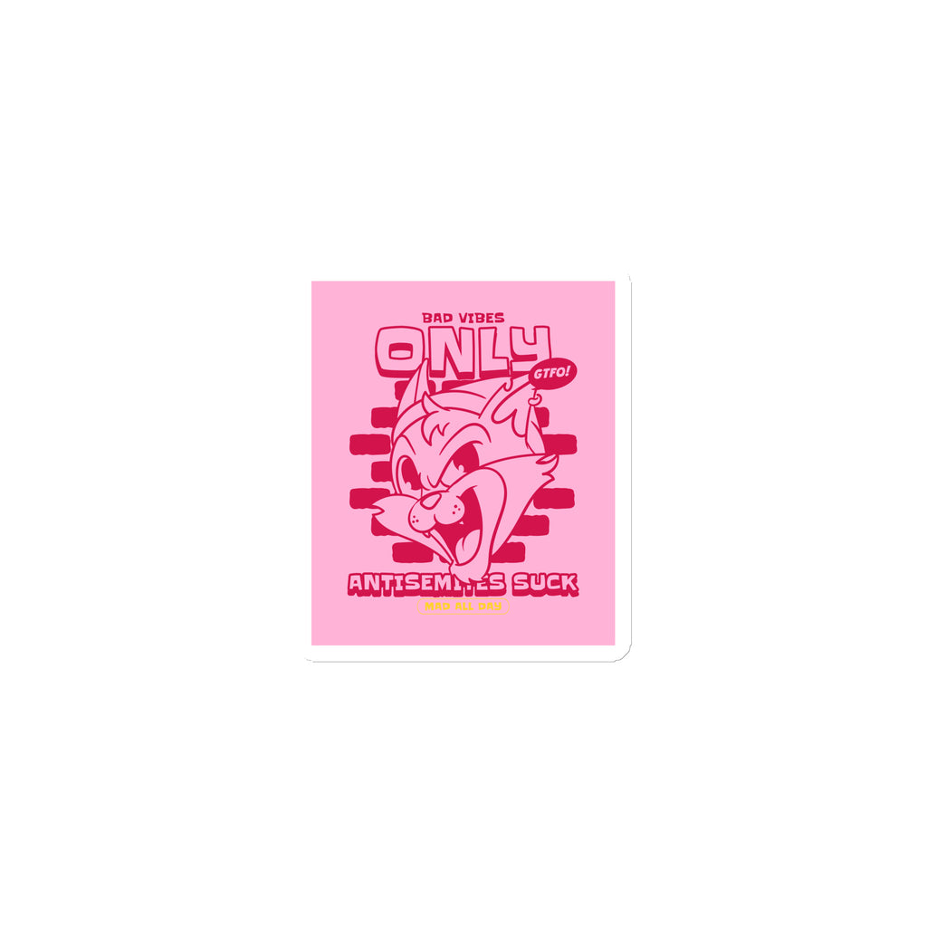 Streetart Graffiti Cartoon | Antisemitism | Die-Cut Magnet