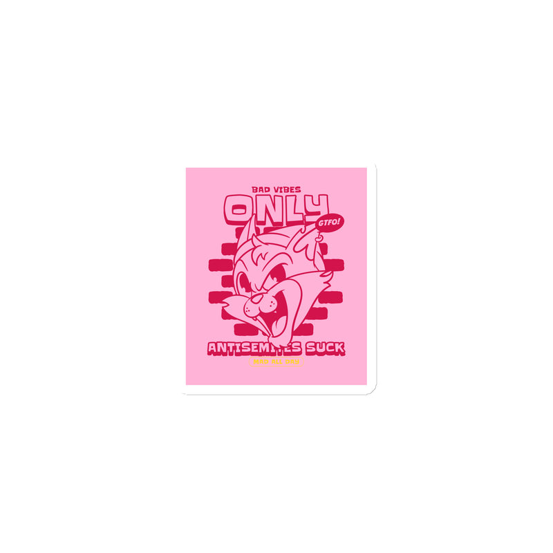 Streetart Graffiti Cartoon | Antisemitism | Die-Cut Magnet