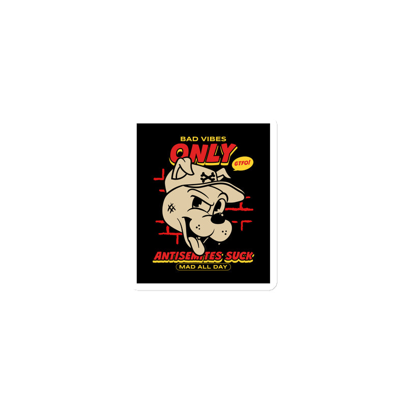 Streetart Graffiti Cartoon | Antisemitism | Die-Cut Magnet