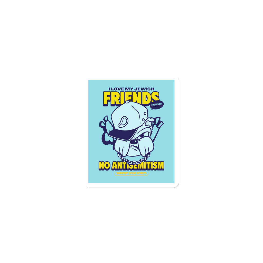 Streetart Graffiti Cartoon | Antisemitism | Die-Cut Magnet