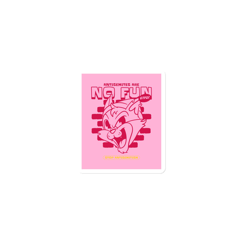 Streetart Graffiti Cartoon | Antisemitism | Die-Cut Magnet