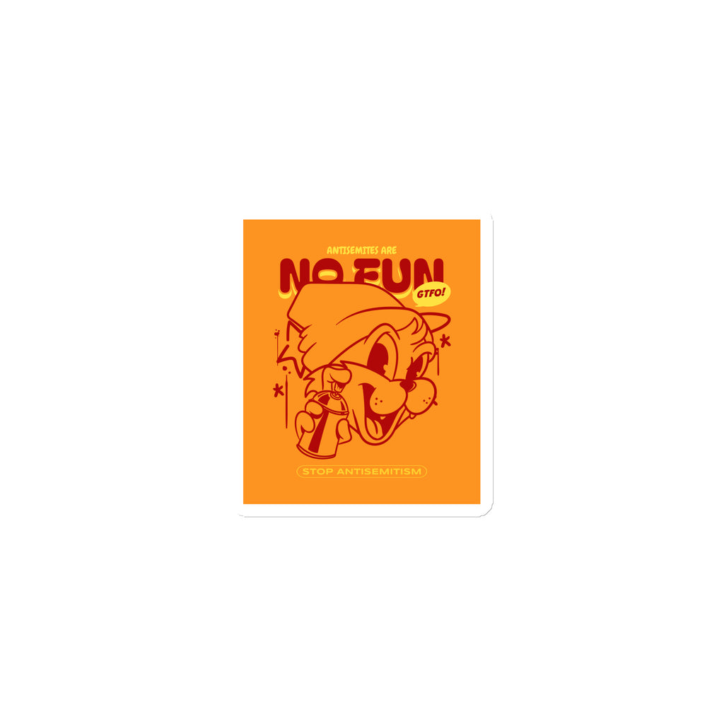 Streetart Graffiti Cartoon | Antisemitism | Die-Cut Magnet