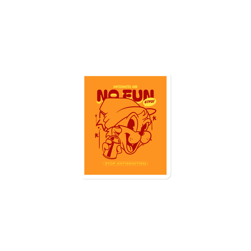 Streetart Graffiti Cartoon | Antisemitism | Die-Cut Magnet