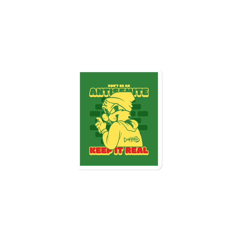 Streetart Graffiti Cartoon | Antisemitism | Die-Cut Magnet