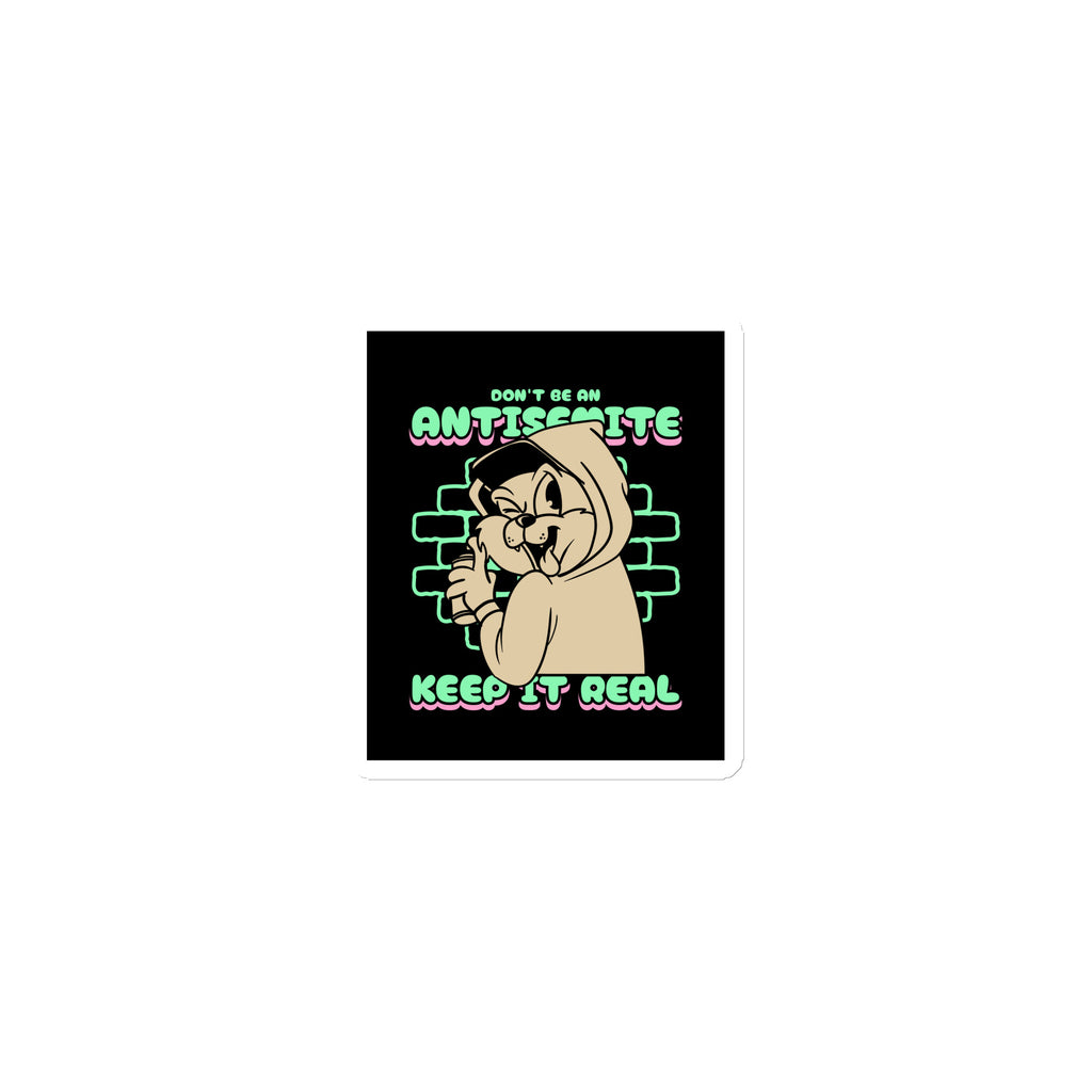 Streetart Graffiti Cartoon | Antisemitism | Die-Cut Magnet