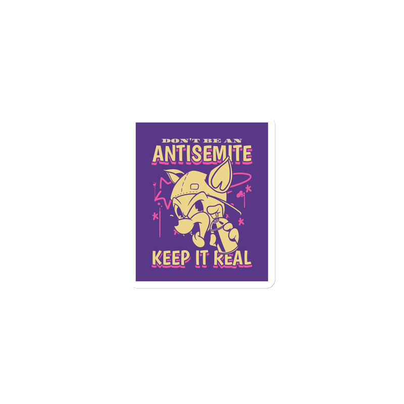 Streetart Graffiti Cartoon | Antisemitism | Die-Cut Magnet