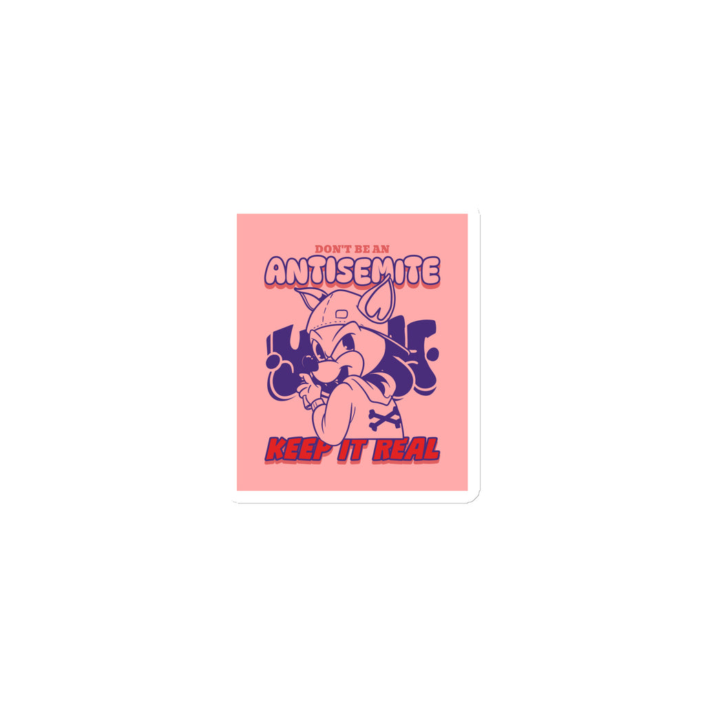 Streetart Graffiti Cartoon | Antisemitism | Die-Cut Magnet