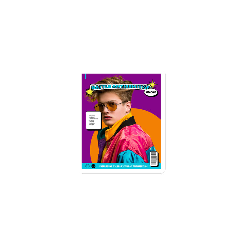 80's Fashion Trend | Battle Antisemitism | Die-Cut Magnet
