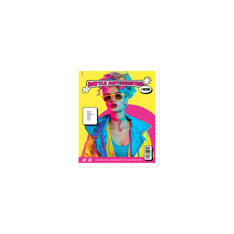 80's Fashion Trend | Battle Antisemitism | Die-Cut Magnet