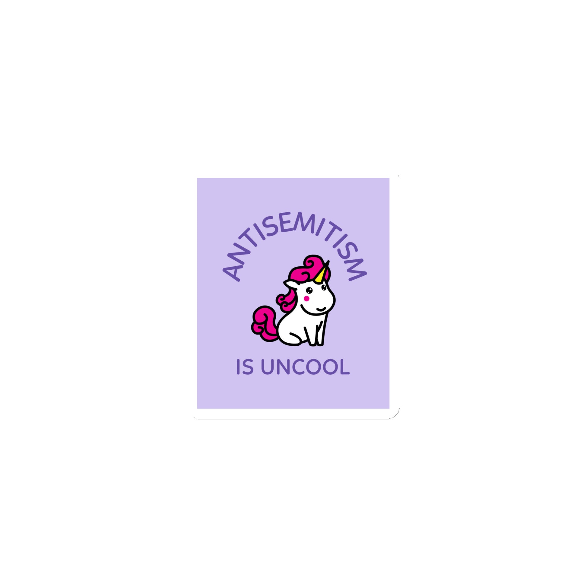 Unicorn Antisemitism Is Uncool | Die-Cut Magnet