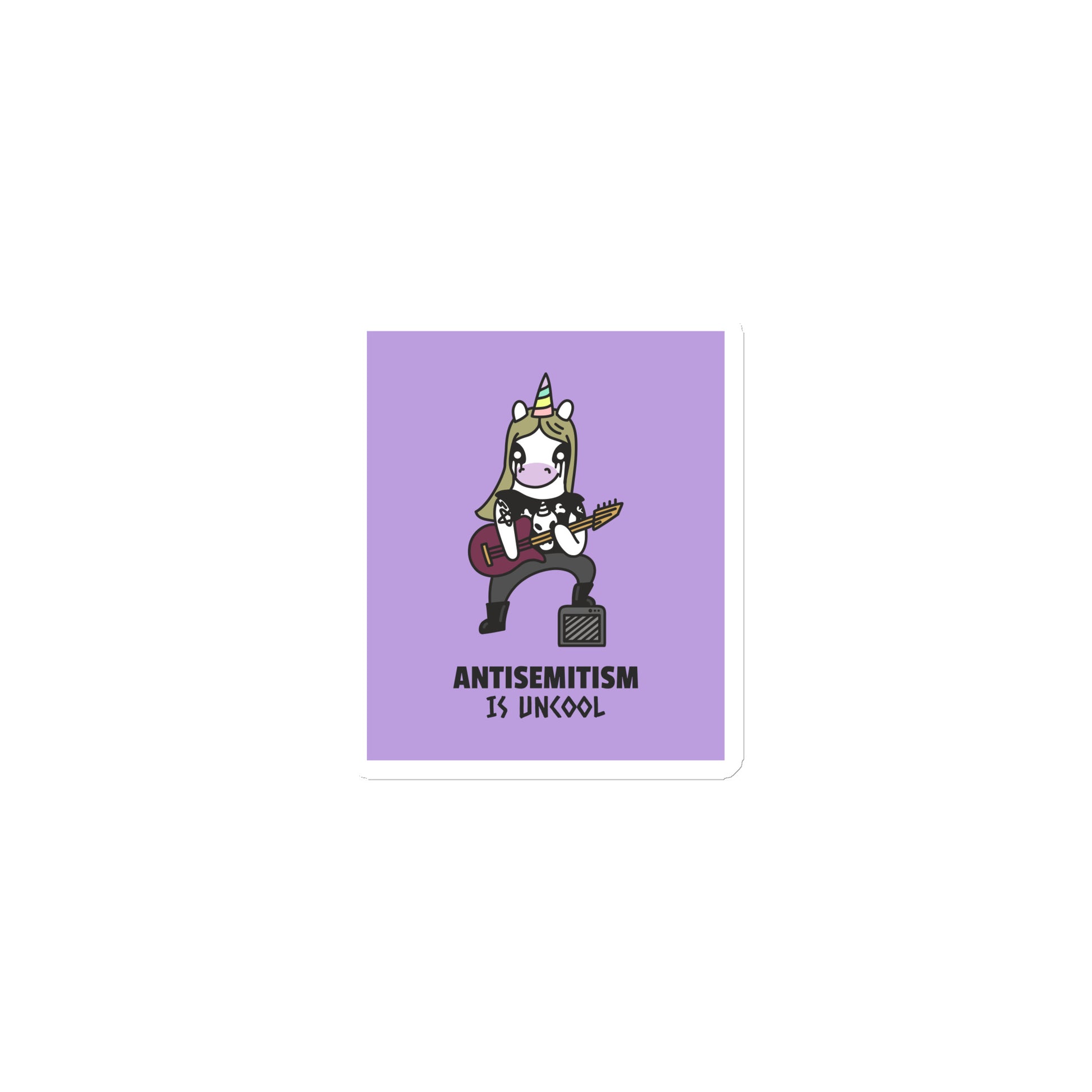 Unicorn Antisemitism Is Uncool | Die-Cut Magnet