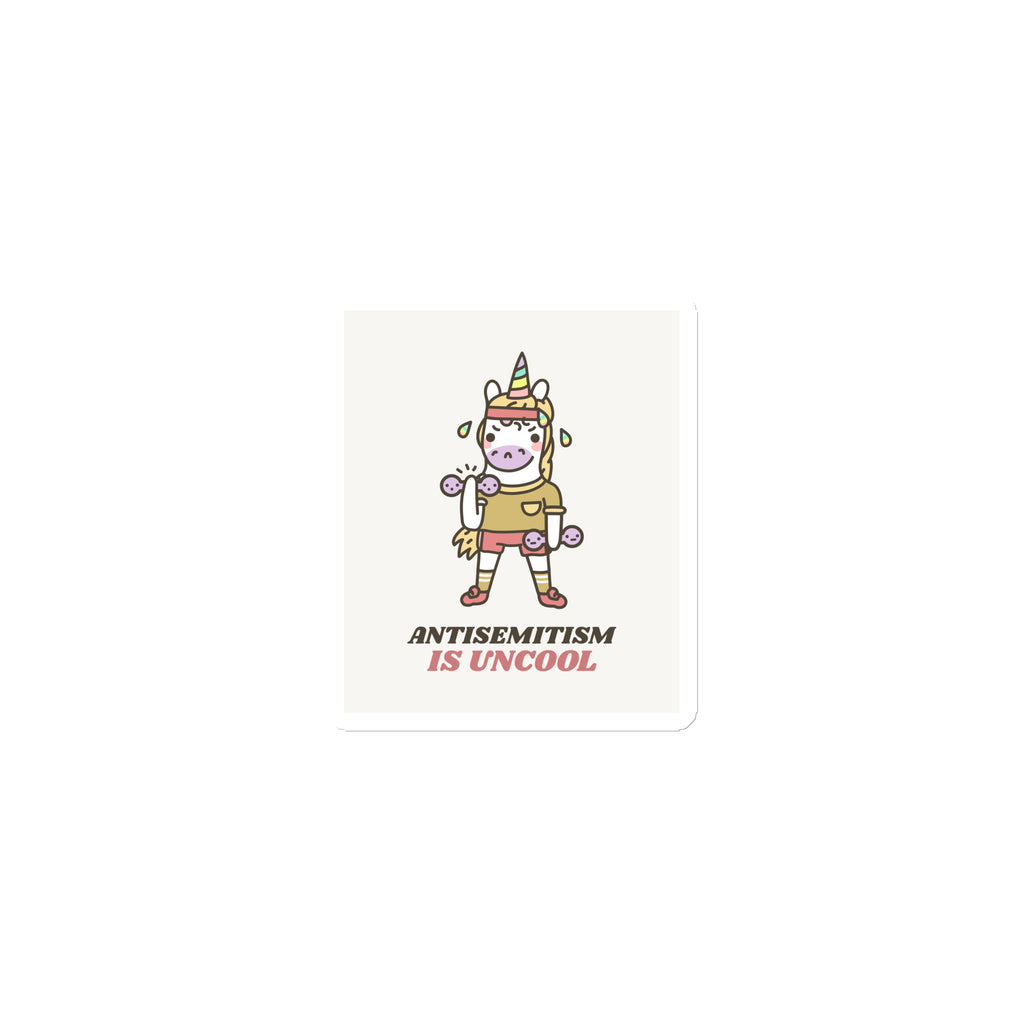 Unicorn Antisemitism Is Uncool | Die-Cut Magnet