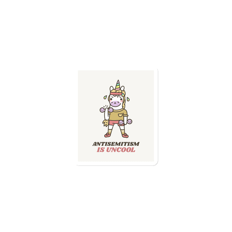 Unicorn Antisemitism Is Uncool | Die-Cut Magnet