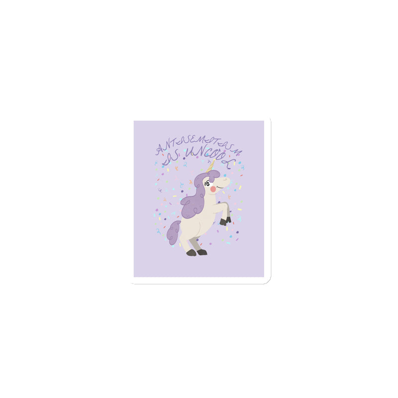 Unicorn Antisemitism Is Uncool | Die-Cut Magnet