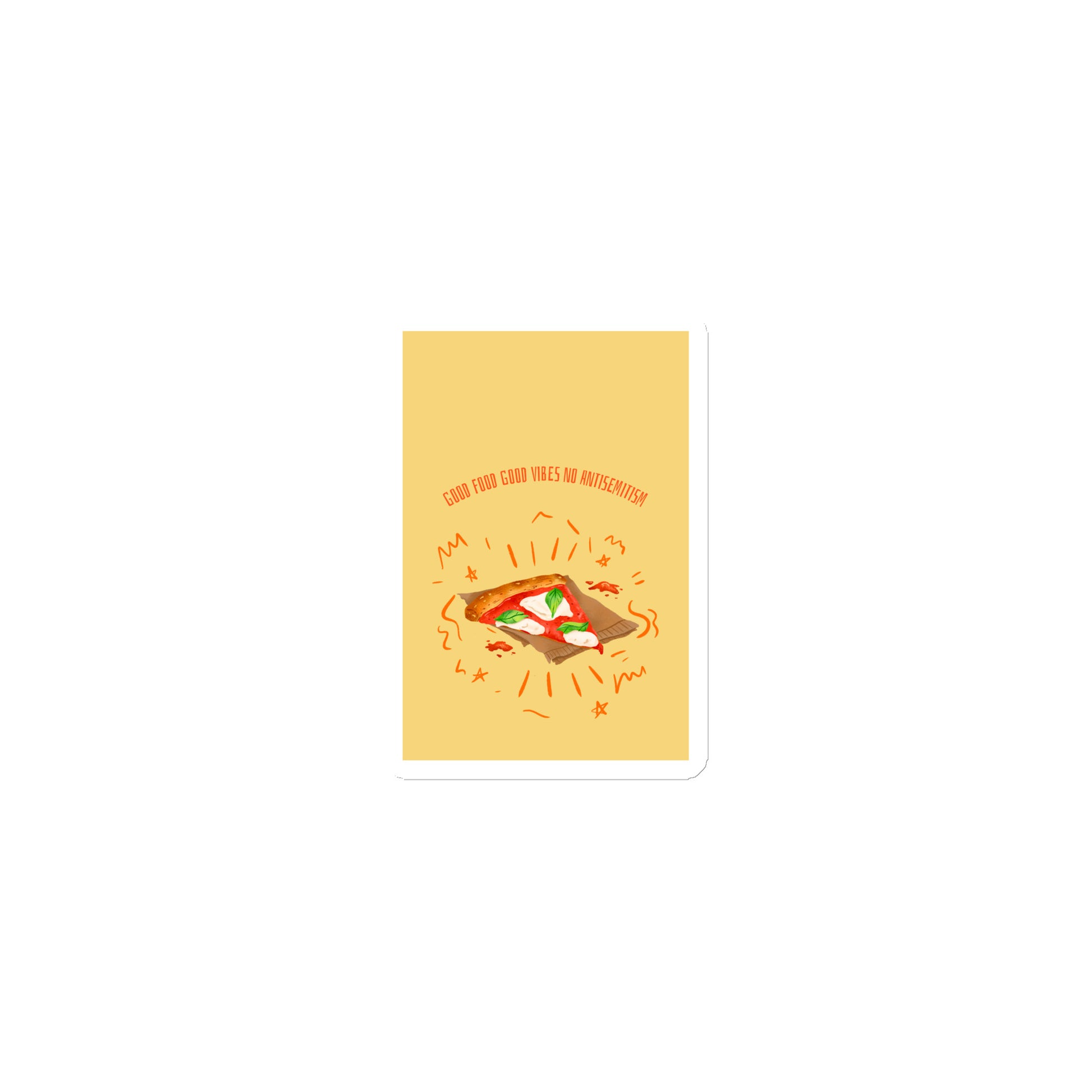Mealtime Without Antisemitism | Die-Cut Magnet