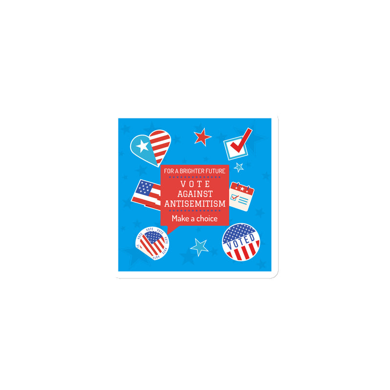 Vote Against Antisemitism | Die-Cut Magnet