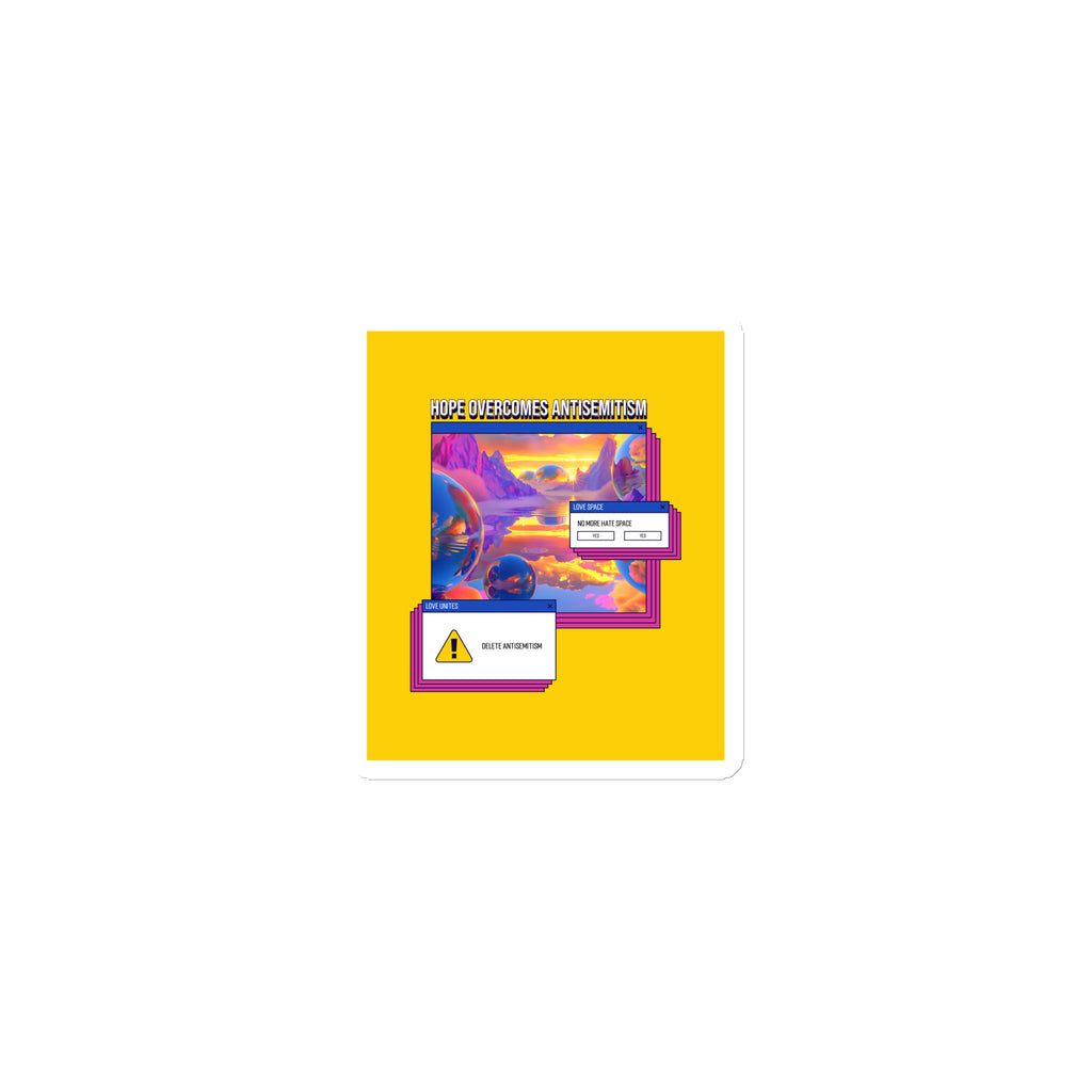 A Colorful Dream | Antisemitism | Die-Cut Magnet