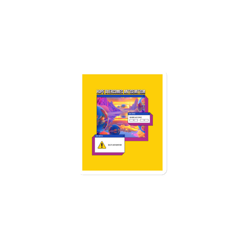 A Colorful Dream | Antisemitism | Die-Cut Magnet