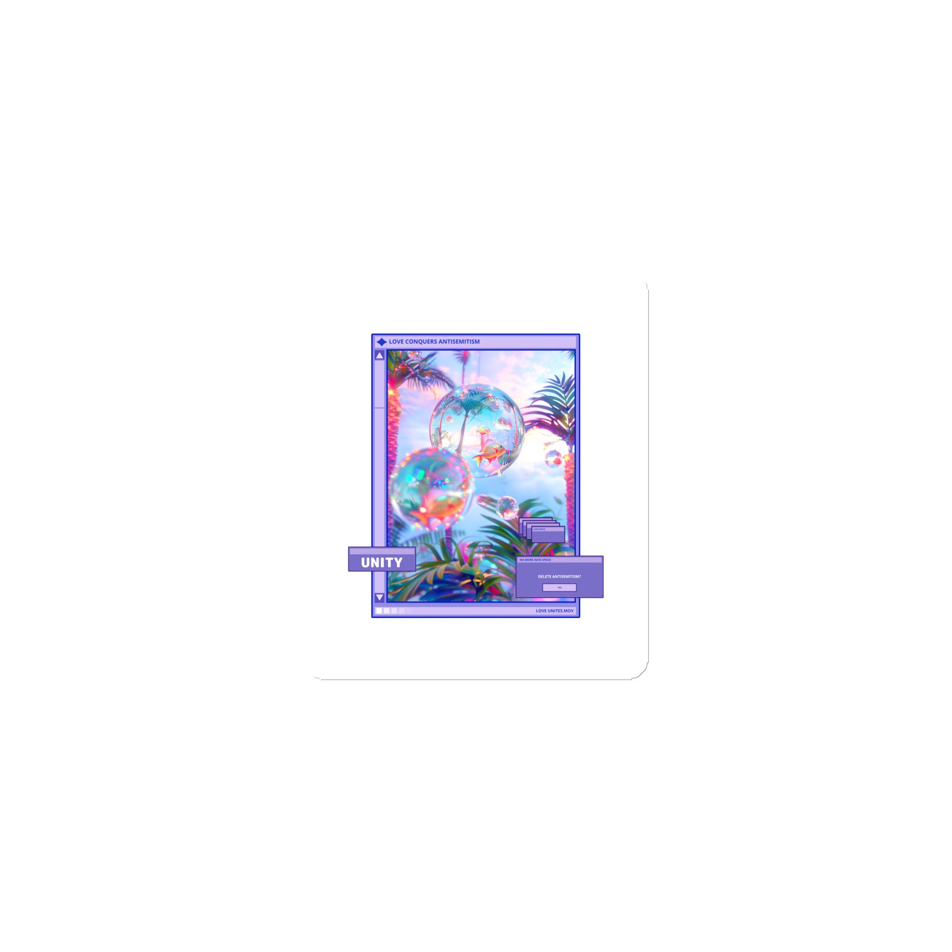 A Colorful Dream | Antisemitism | Die-Cut Magnet