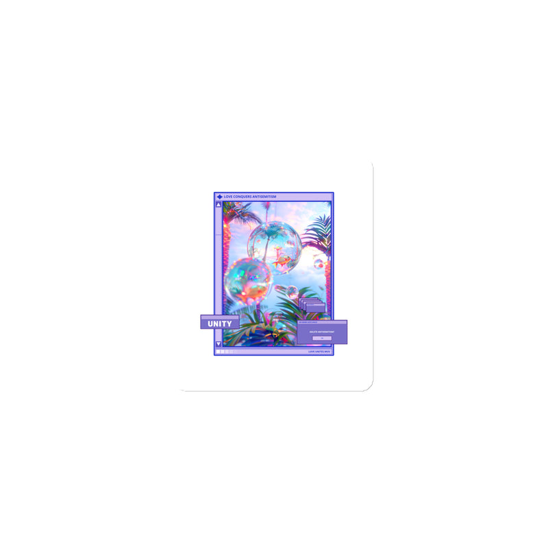 A Colorful Dream | Antisemitism | Die-Cut Magnet