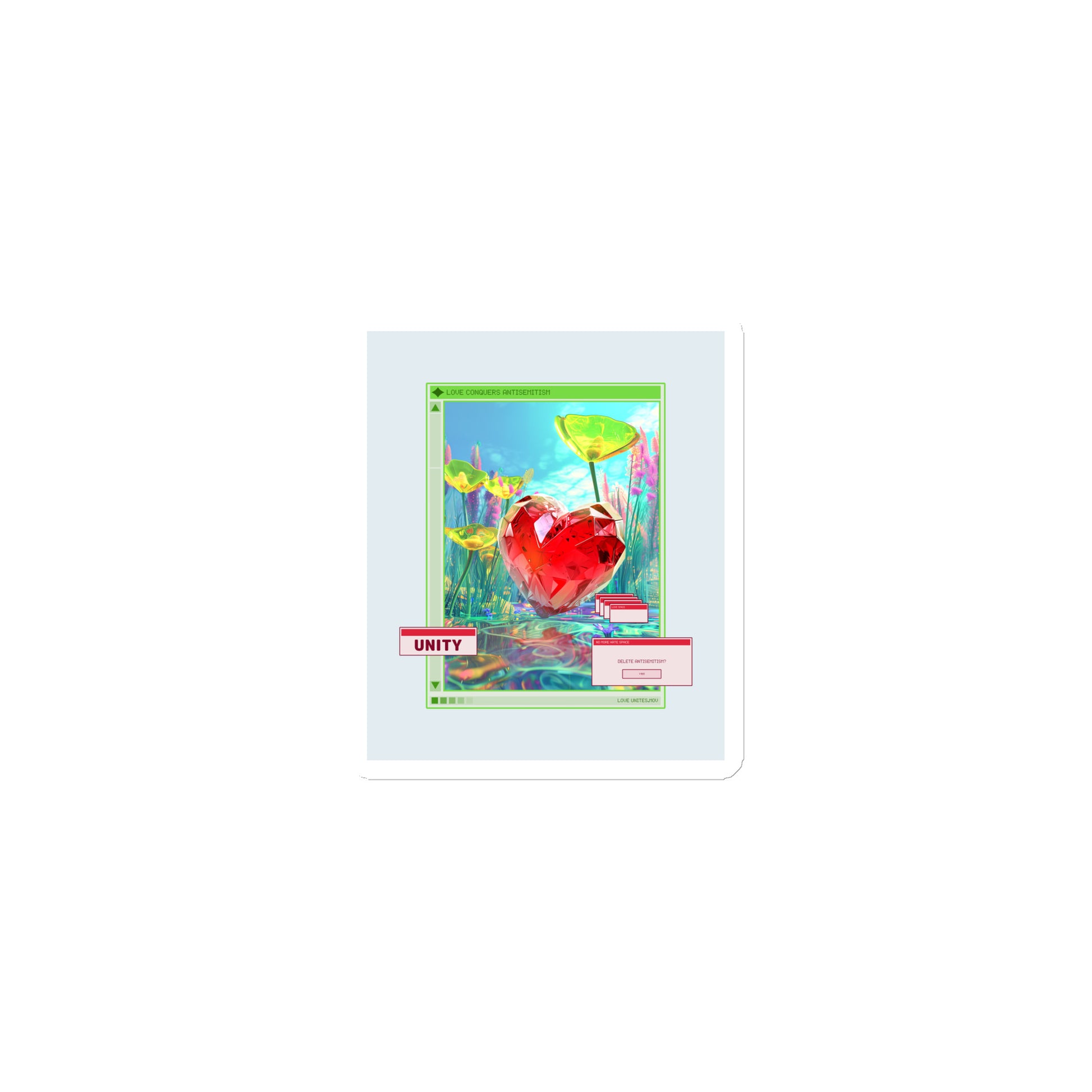 A Colorful Dream | Antisemitism | Die-Cut Magnet