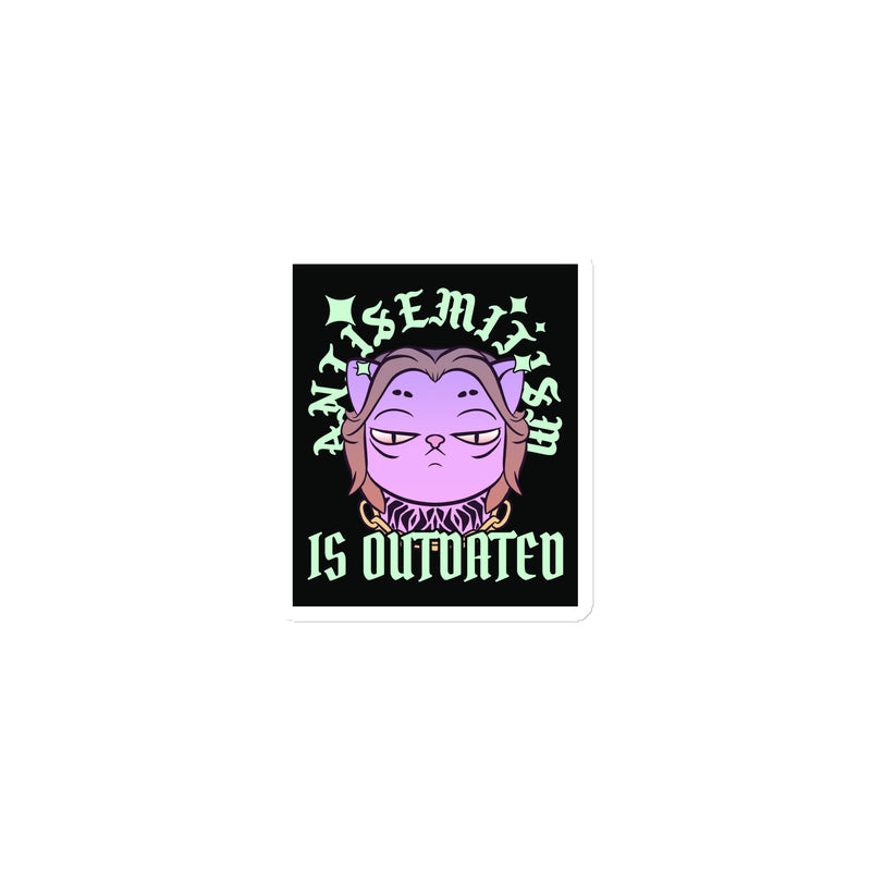Cool Cat | Antisemitism Is Outdated | Die-Cut Magnet
