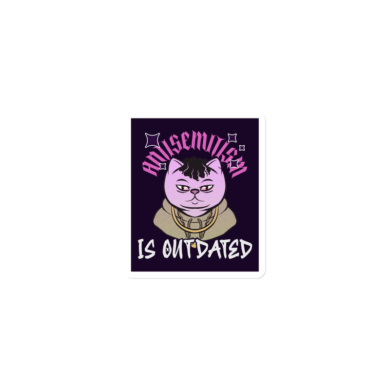 Cool Cat | Antisemitism Is Outdated | Die-Cut Magnet