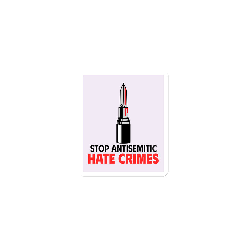 Antisemitic Hate Crimes | Die-Cut Magnet