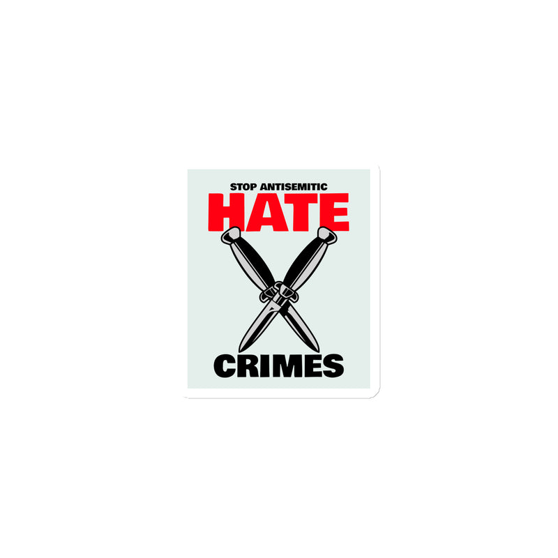 Antisemitic Hate Crimes | Die-Cut Magnet
